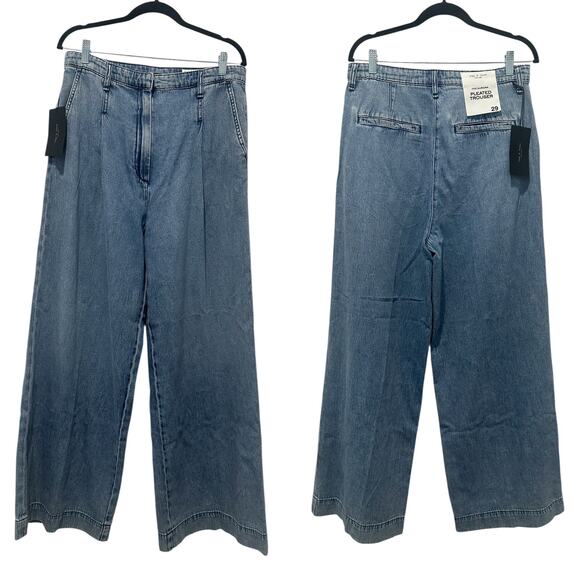 Rag & Bone Aurora Wide Leg High Waisted Trouser 29 - Picture 10 of 10